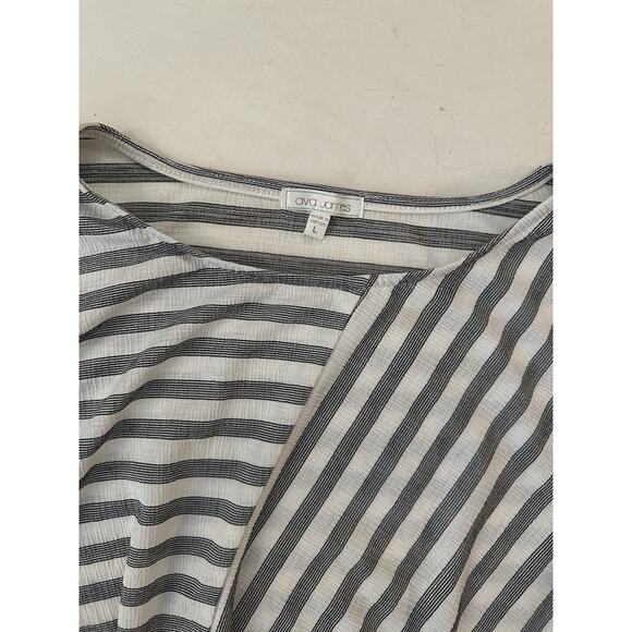 Ava James Striped Sleeveless Top – Size L - Picture 3 of 6
